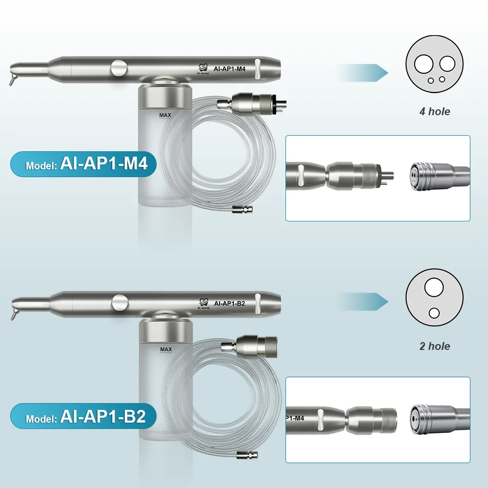 ระบบพ่นทรายภายในช่องปาก AI-AP1 ​   เครื่องพ่นไมโครบลาสเตอร์อลูมิเนียมออกไซด์สำหรับการฟอกสีฟันและทำความสะอาดอย่างมืออาชีพ