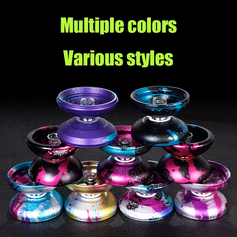 Yoyo Professional Competition Metal Yo Yo Factory with 10 Ball Bearing Alloy Aluminum High Speed Unresponsive Toys for Kids Yoyo