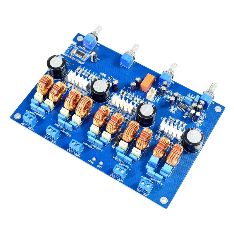 Tpa3116 บลูทูธ 4.2 บอร์ดเสียง 4.1 ช่องดิจิตอล Class D เครื่องขยายเสียง 4X50w + 100W 24V ซับวูฟเฟอร์รถยนต์