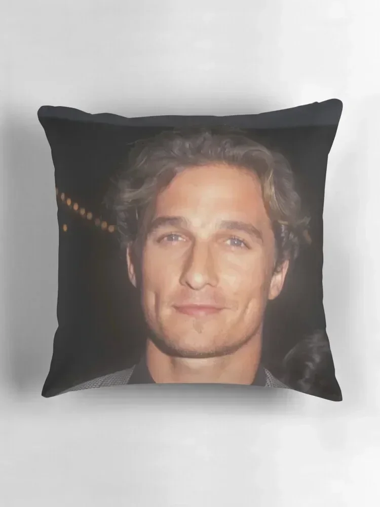 Matthew Mcconaughey jeter oreiller housse de coussin ensemble taies d'oreiller de noël coussin personnalisé Photo luxe housse de coussin oreiller