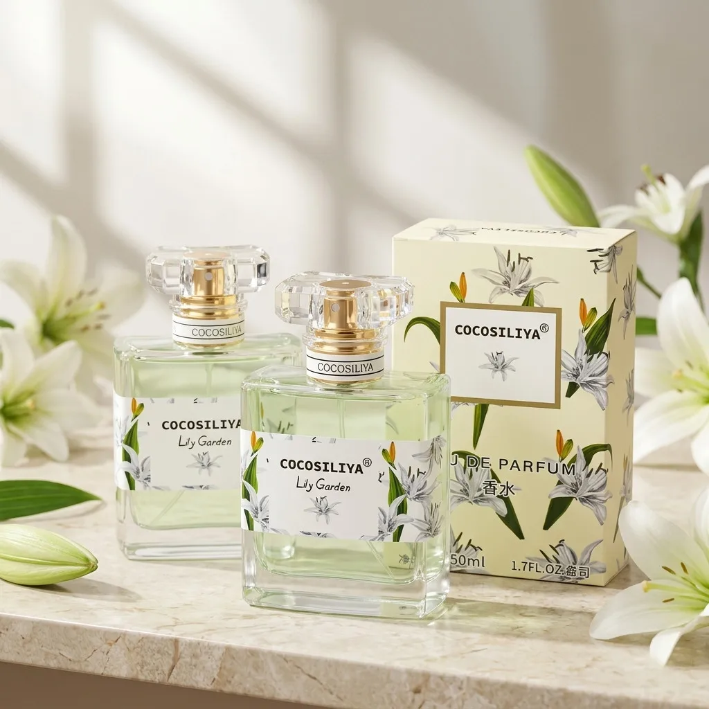 COCOSILIYA Women's Perfume, 1.7oz X 2 Pack, Unisex Fragrance, Natural Floral Scent, Lily, Rose, Osmanthus, Lavender. Fresh and Elegant, Suitable for Everyday Wear and the Office. | Ideal for Gifting or Personal Use, a Top Choice for Women's Gifts. view 4
