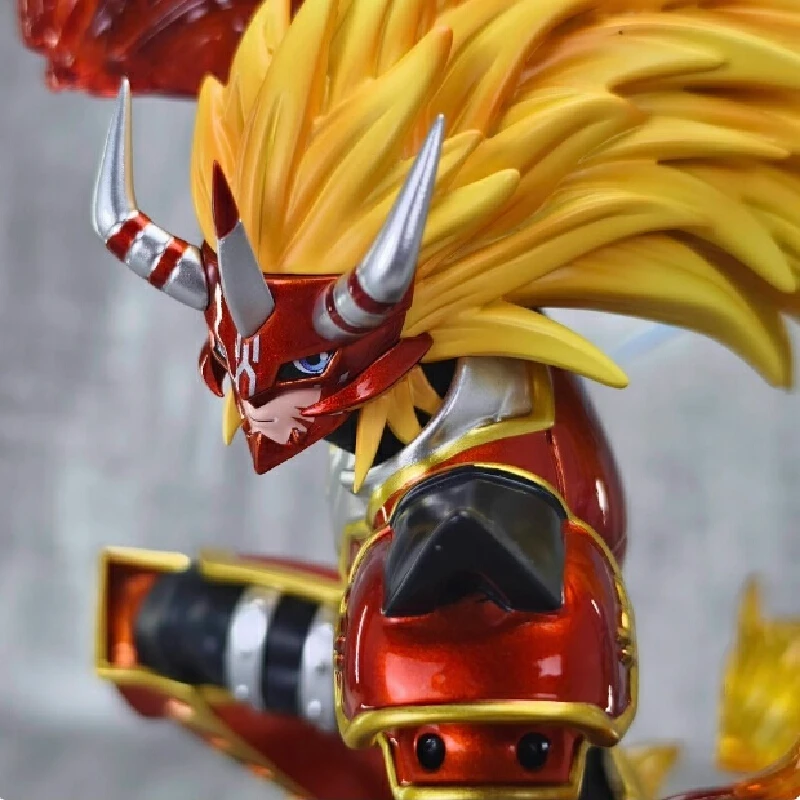 

Digital Monster Wild Wolf Beast Fire God PVC Action Figure Anime For Fans Digital Pet Figurine Character Collectible Toys Gifts