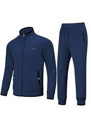 Men's Tracksuits Sweatsuits for Men Sweat Track Suits 2 Piece Casual Athletic Jogging Warm Up Full Zip Sets