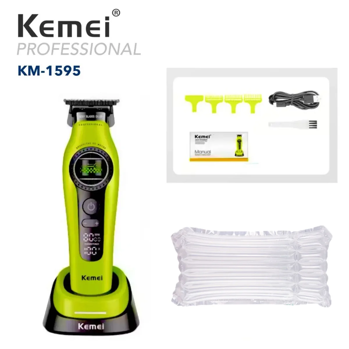 Kemei Hair Trimmers for Men, 160Min Battery Life