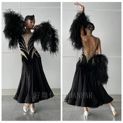 Custom GOODANPARWomen swing tango waltz Smooth us 8 dance competition dress Modern Dancewear