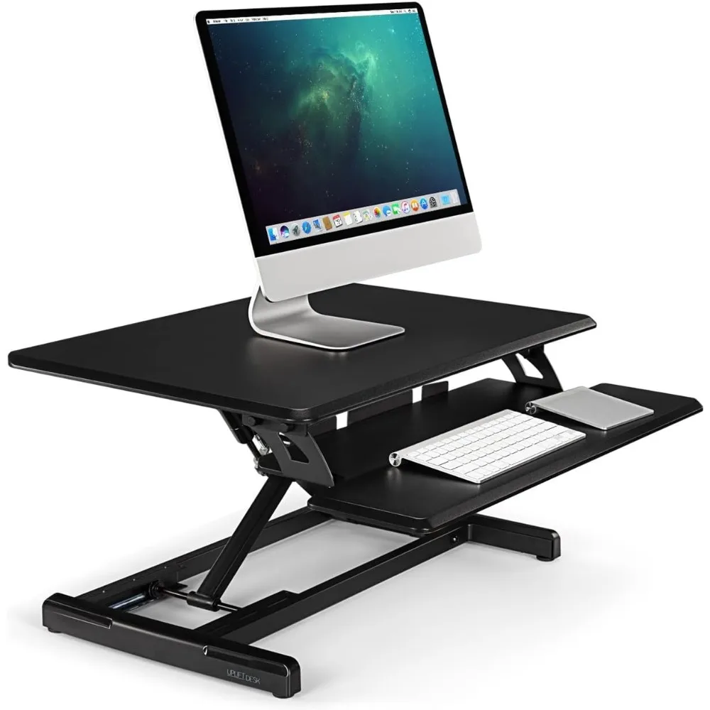 Uplift Desk - Convertidor de escritorio de pie Lady Bird (negro)