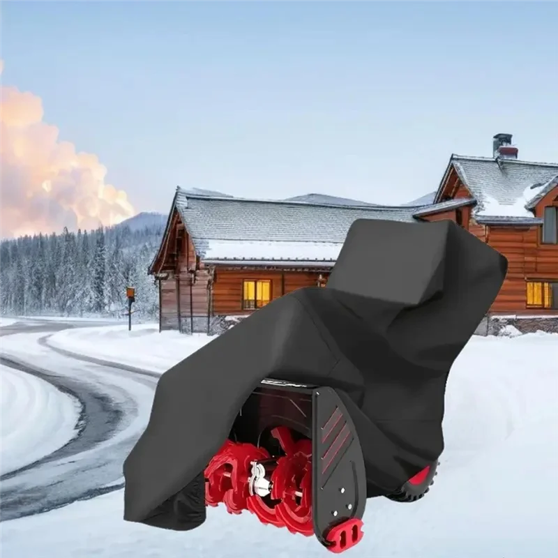 AB35-Dust& Rainproof Cover For Snow Thrower Protective Case Electric Outdoor Snow Blower Sunscreen For Snow Remover Machine