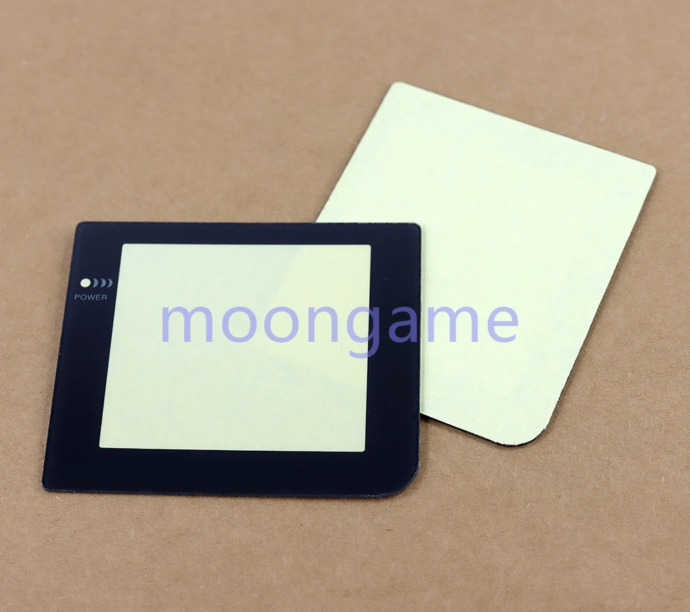 60 قطعة مرآة عدسة بلاستيكية لعدسة شاشة LCD Gameboy Light GBL باللون الأسود