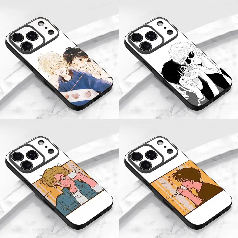 

Banana Fish Ash Lynx Eiji Okumura Phone Case For iPhone 15,16,12,14,13,11,17,Pro,Max,Plus,E,Air,Mini Black Cover