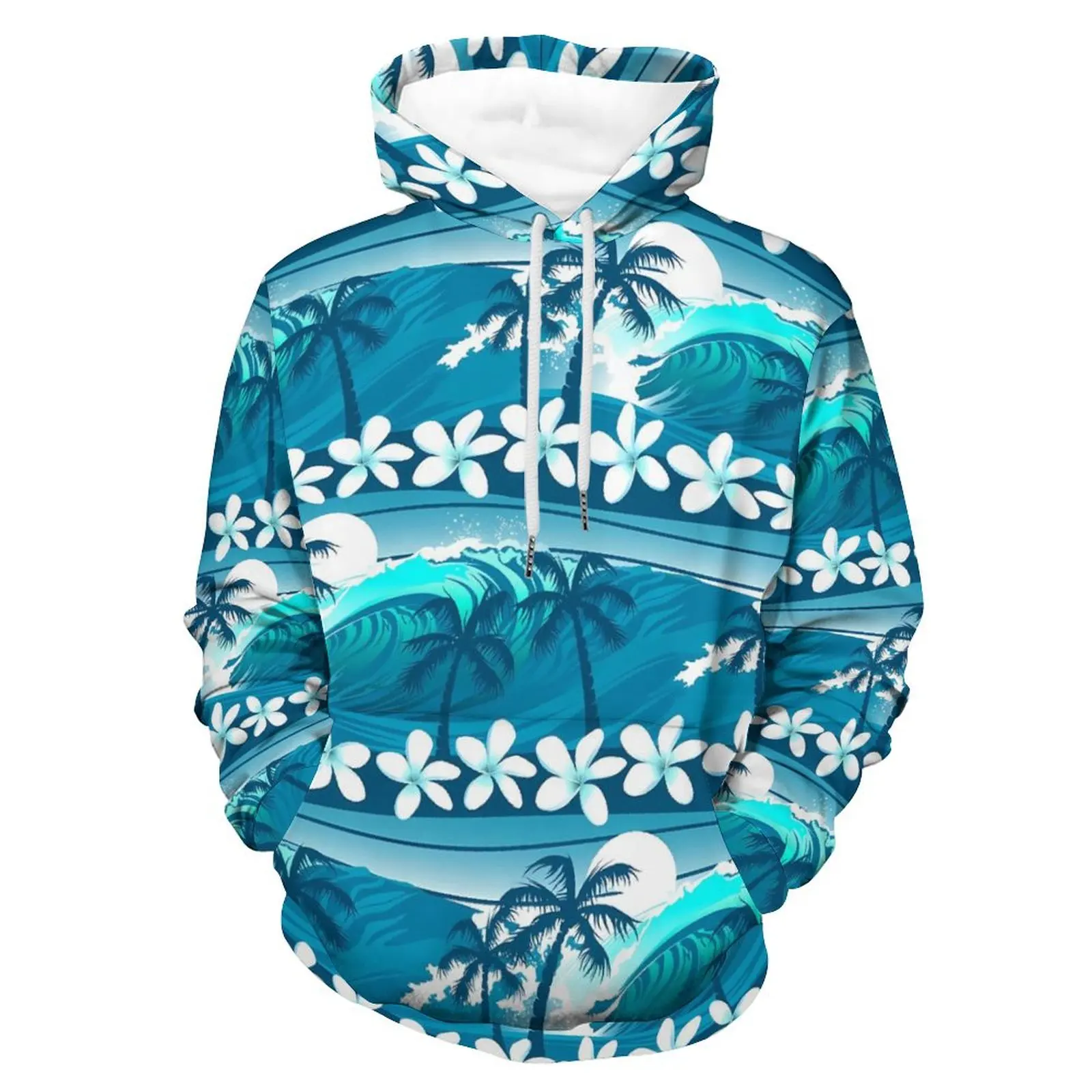 Autumn Floral Hawaiian 3D Print Hoodies Men Women Fashion Casual Sweatshirts Oversized Hoodie Pullovers Tracksuit Clothing