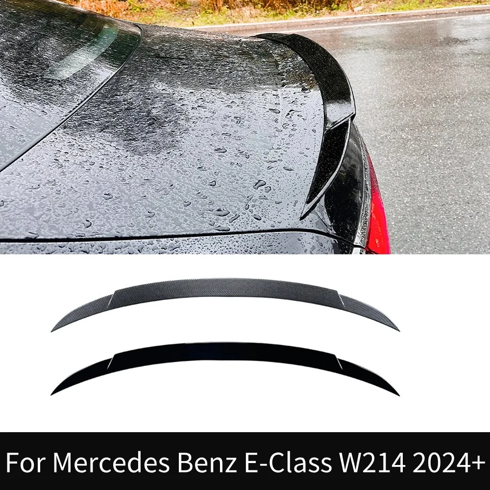 For Mercedes Benz E-Class W214 E260 E300 2024+ Tail Wing Fixed Wind Spoiler Rear Wing Modified Decoration Accessories