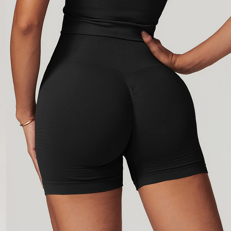 Hearuisavy Summer Gym Shorts Women Seamless High Waist Shorts Women Yoga Legging Cycling Shorts Push Up Workout Shorts Female