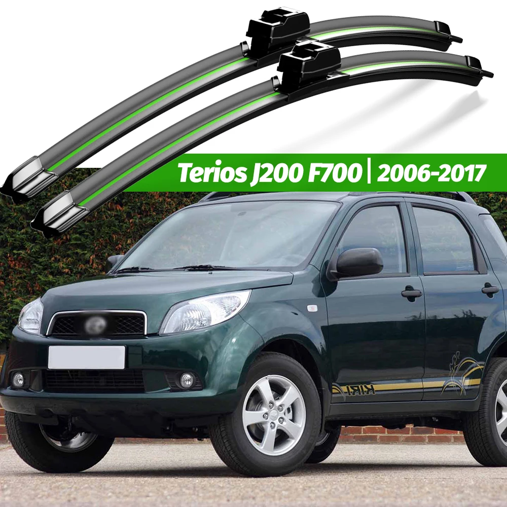 

Передние щетки стеклоочистителя с левым рулем для Daihatsu Terios J200 F700 2006-2017, лобовое стекло, окно 21 "18", аксессуары