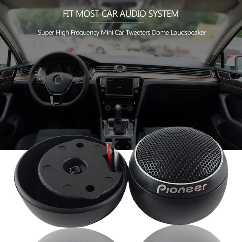 2PCS 300W Car Stereo Speakers Music Car Tweeters Car Audio Silk Film Speaker Boxes High-Pitched Modificat Tweeter Loudspeaker