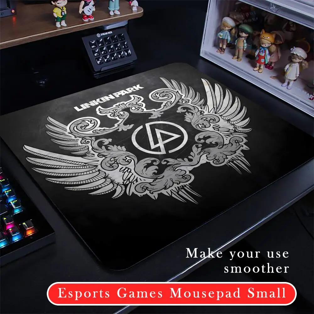 Hot Rock L-Linkin P-Park band Mouse Pad Cartoon rubber Small mouse pad desktop computer office keyboard e-sports ROGs game mouse