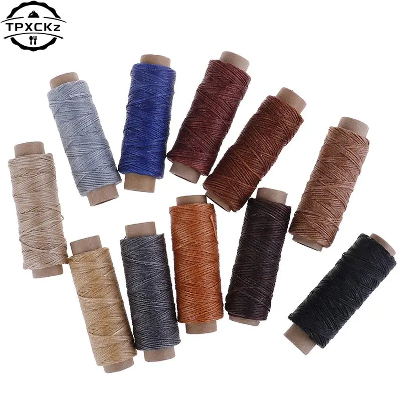 50 M/Roll Gewaxt Naaigaren Voor Leren Schoen Hand Naaien Ambachten Tool Hand Stiksels Voor Diy Lederen Naaien draad