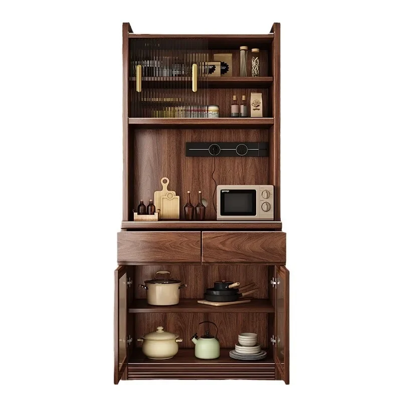 

Новый обеденный шкаф в китайском стиле из массива дерева, простой и практичный шкаф для хранения вещей для дома и гостиной.