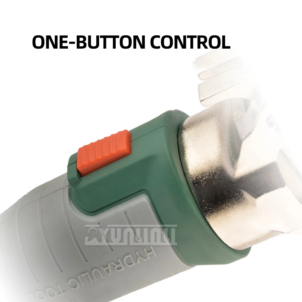 Alicates hidráulicos recargables de acero inoxidable, alicates para tubos de voltaje de litio, anillo de presión para tuberías de gas y tubería de agua