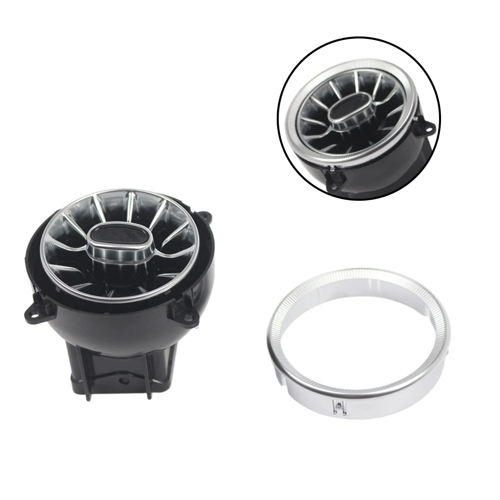 Anti-aging Car Vent Grille Ventilation Side Roof Deflector Black Silver Car AC Vent Replacement Part Dashboard Mount
