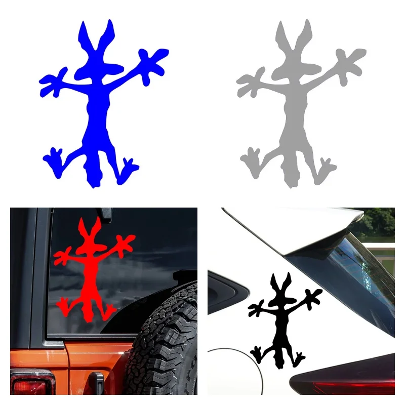 

Car Sticker Creative Sly Coyote Waterproof Auto Decors on Car Body Bumper Rear Window Laptop Vinyl Decals