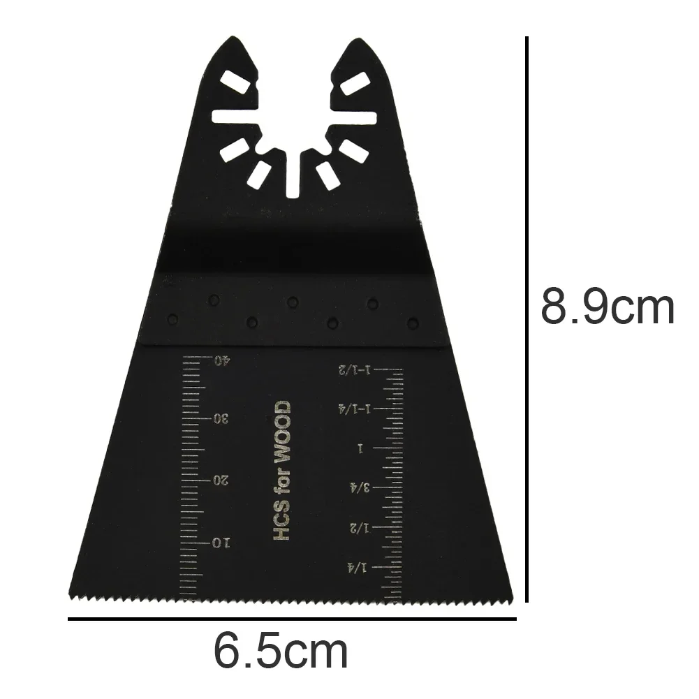 Lame de Scie Oscillante HCS Multifonction pour Travail de Calcul, Outils Électriques de Bricolage pour Bois et Plastique, 65mm, 1 Pièce