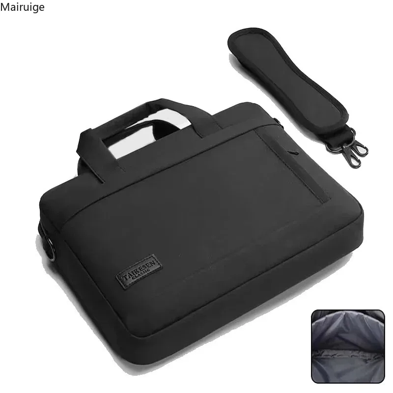 

uniwersalna Business Laptop Bag Case Shoulder Tote Bag Notebook Bag Briefcase For 13 15 17 Inch Macbook Air Pro Huawei Asus Dell