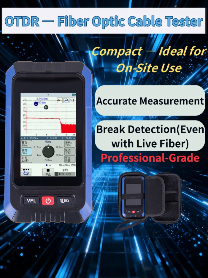 GONKTEST OTDR Fiber Optic Tester GK3515S/GK3500D/GK3515F/GK3510F Mini 3.5