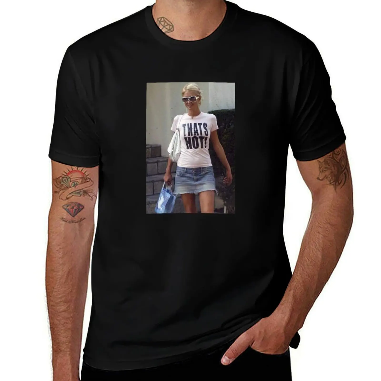 

Paris Hilton That's Hot T-Shirt Trendy Casual Short Sleeve Shirt