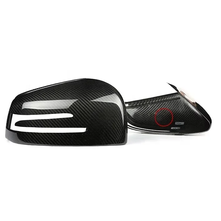 

BS Auto Real Dry Carbon Fiber Side Mirror Cover For Mercedes Benz X166 GLS Class Side Rearview Mirror Cover car parts