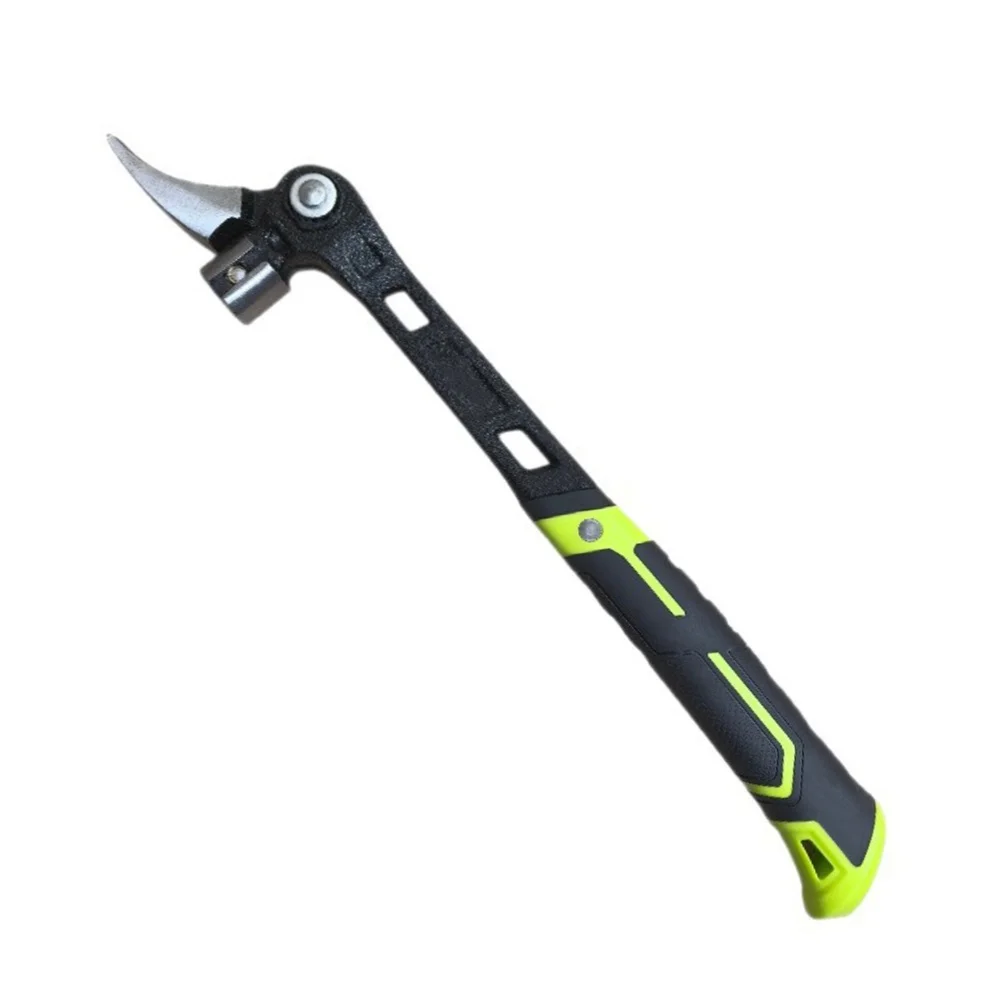 Adjustable Angle Claw Hammer High Carbon Steel Head Ergonomic Grip For Woodworking Nail Removal DIY Home Renovation Tool