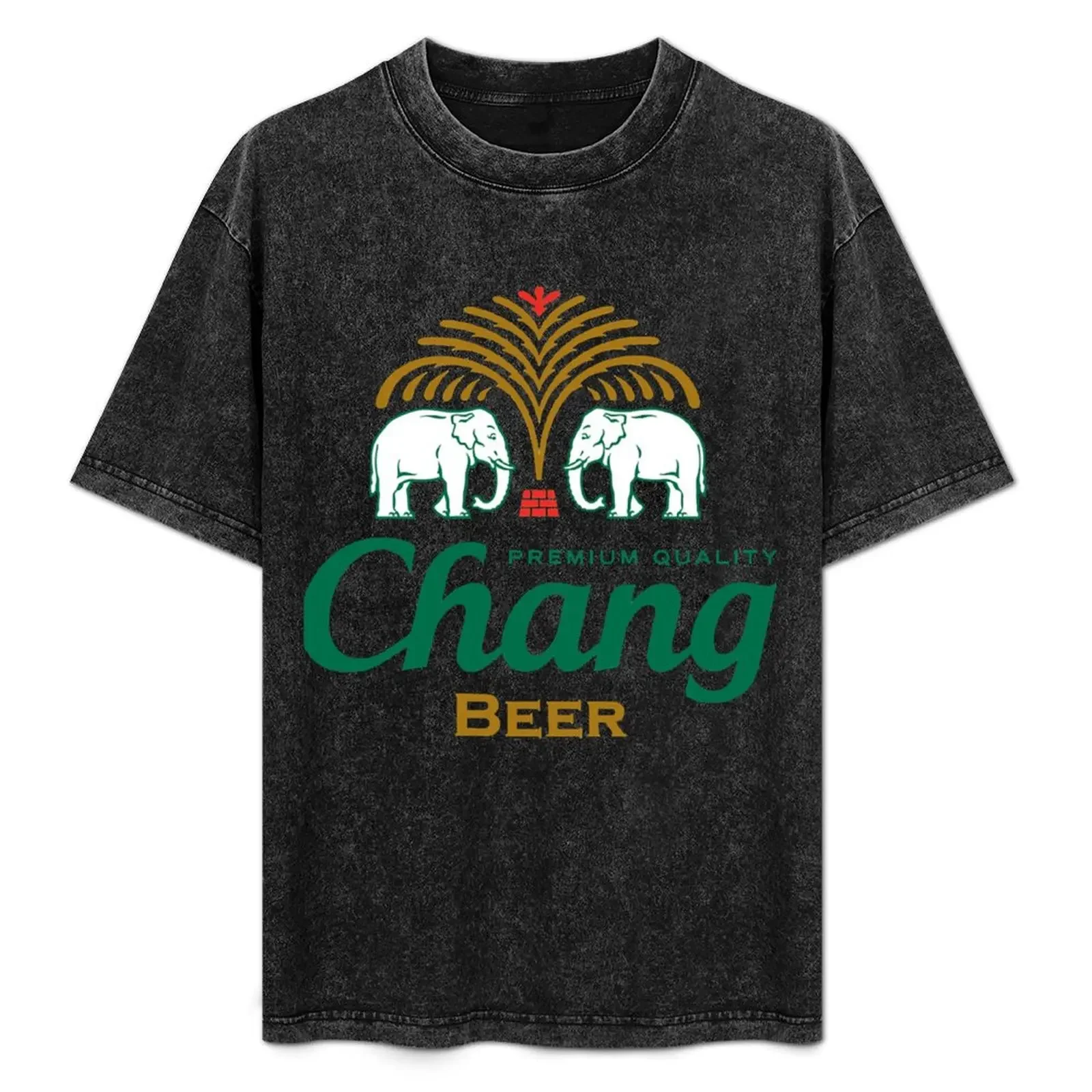 

Thailand Chang beer bottle label   T-Shirt plus sizes Funny t-shirts new gifts and t-shirts Men's cotton t-shirt