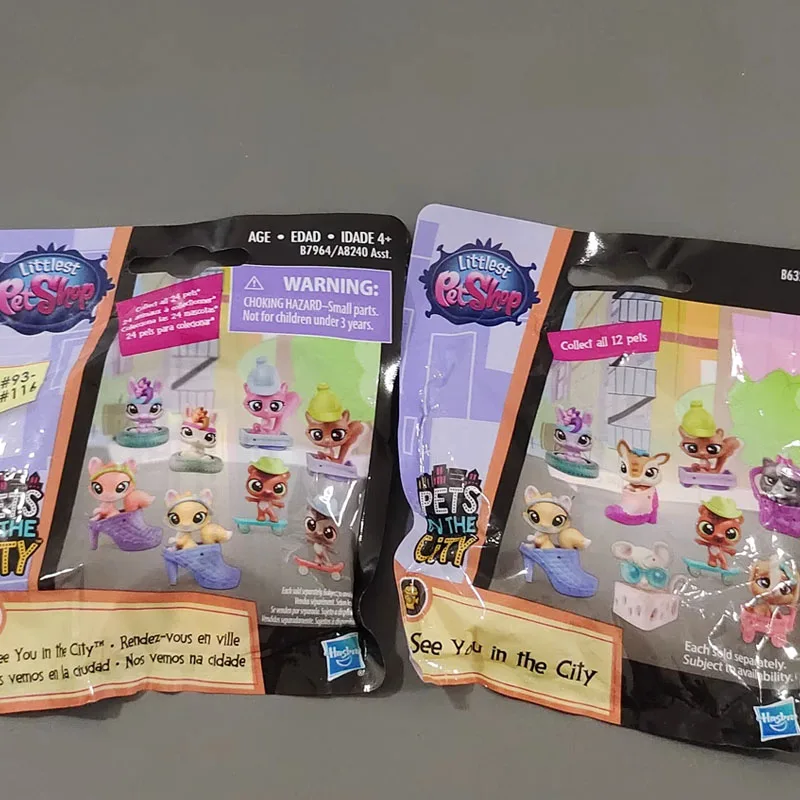 هاسبرو ليتلست متجر الحيوانات الأليفة ألعاب سلسلة حيوانات لطيفة إكسسوارات الأميرة الكلب تماثيل مصغرة الحلي الزخرفية