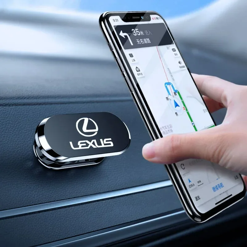 Металлический сильный магнитный автомобильный держатель для мобильного телефона, магнитный кронштейн для Lexus RX300 RX450 EX300h IS200 IS250 IS300 GS300 NX GS Al20 LX Металлический сильный магнитный автомобильный держатель для мобильного телефона, магнитный кронштейн для Lexus RX300 RX450 EX300h IS200 IS250 IS300 GS300 NX GS Al20 LX
