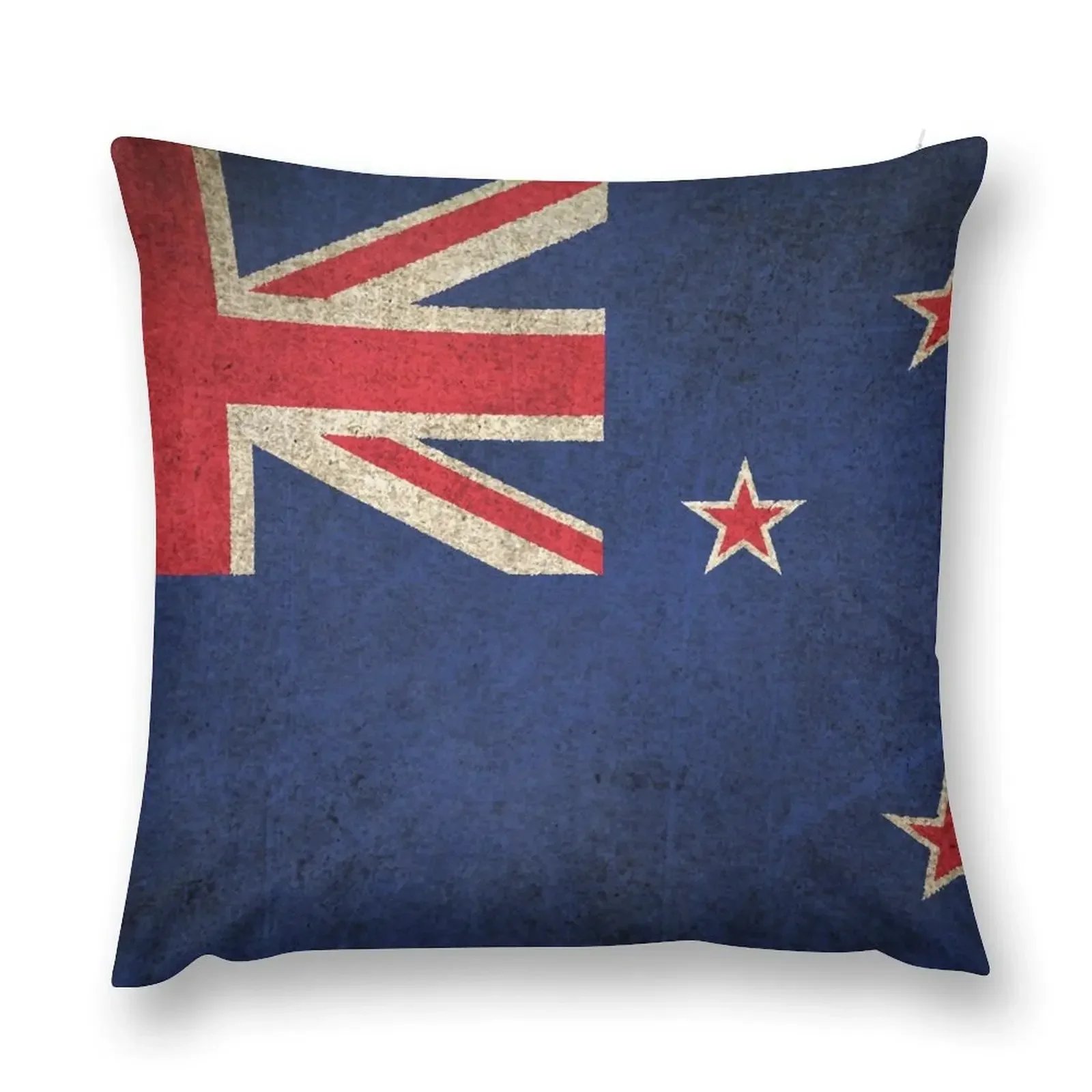 

Old and Worn Distressed Vintage Flag of New Zealand Throw Pillow Pillow Covers Decorative Christmas Pillowcase pillow