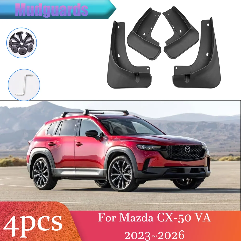 

Для Mazda CX-50 GT Premium VA 2023 ~ 2026 2024 2025 автомобильные колеса, брызговики, брызговики, защита крыльев, аксессуары
