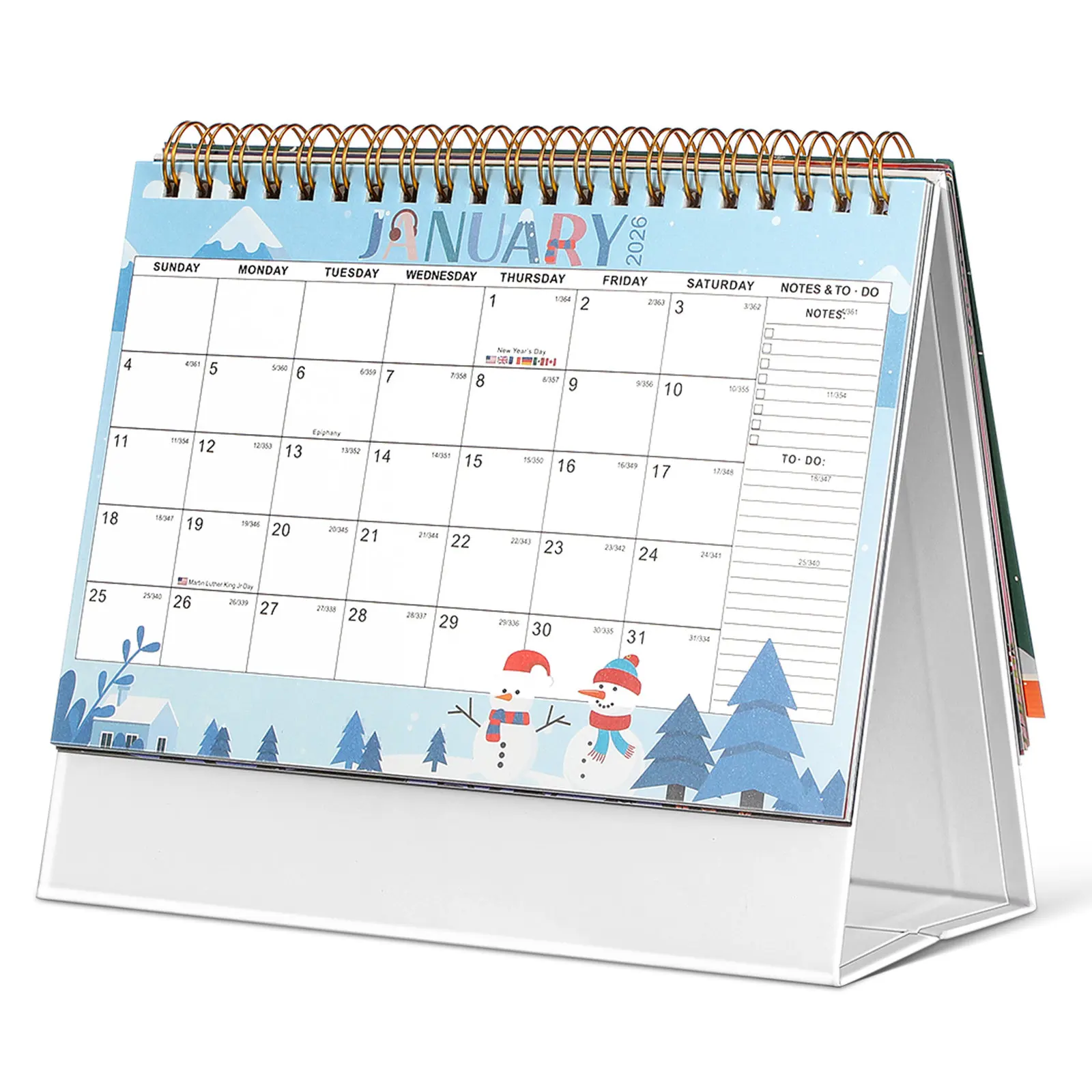 

Настольный календарь-ежедневник 2026 в минималистичном стиле, на подставке, для ежедневного планирования, с плотными страницами, аксессуар для офисного декора, розовый