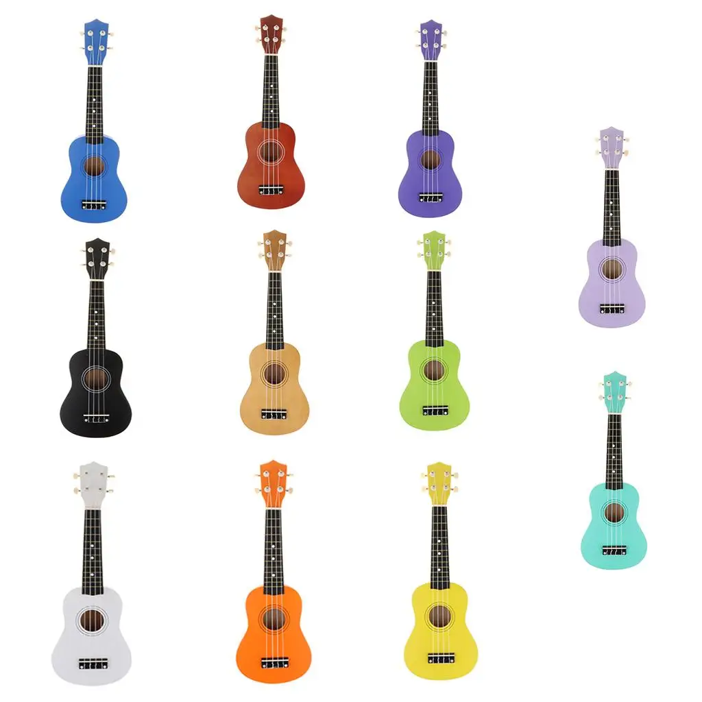 Kids Ukulele Guitar Toy Simulation 4 Strings Children Musical Instruments Educational Learning for Toddler Beginner (21Inch)