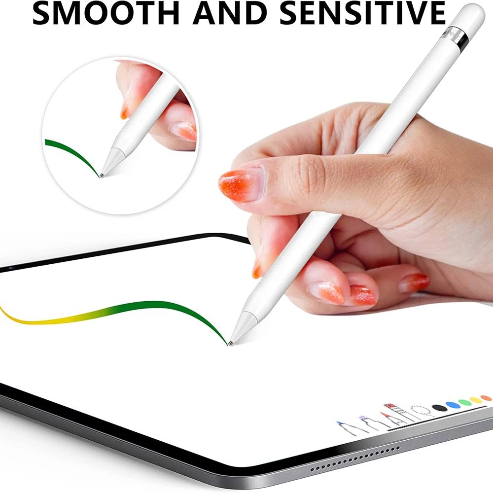 Embouts de remplacement pour iPencil 1ère/2ème génération, embouts de stylet à écran tactile en métal pour un contrôle précis, pointe de stylo pour iPencil 1 2