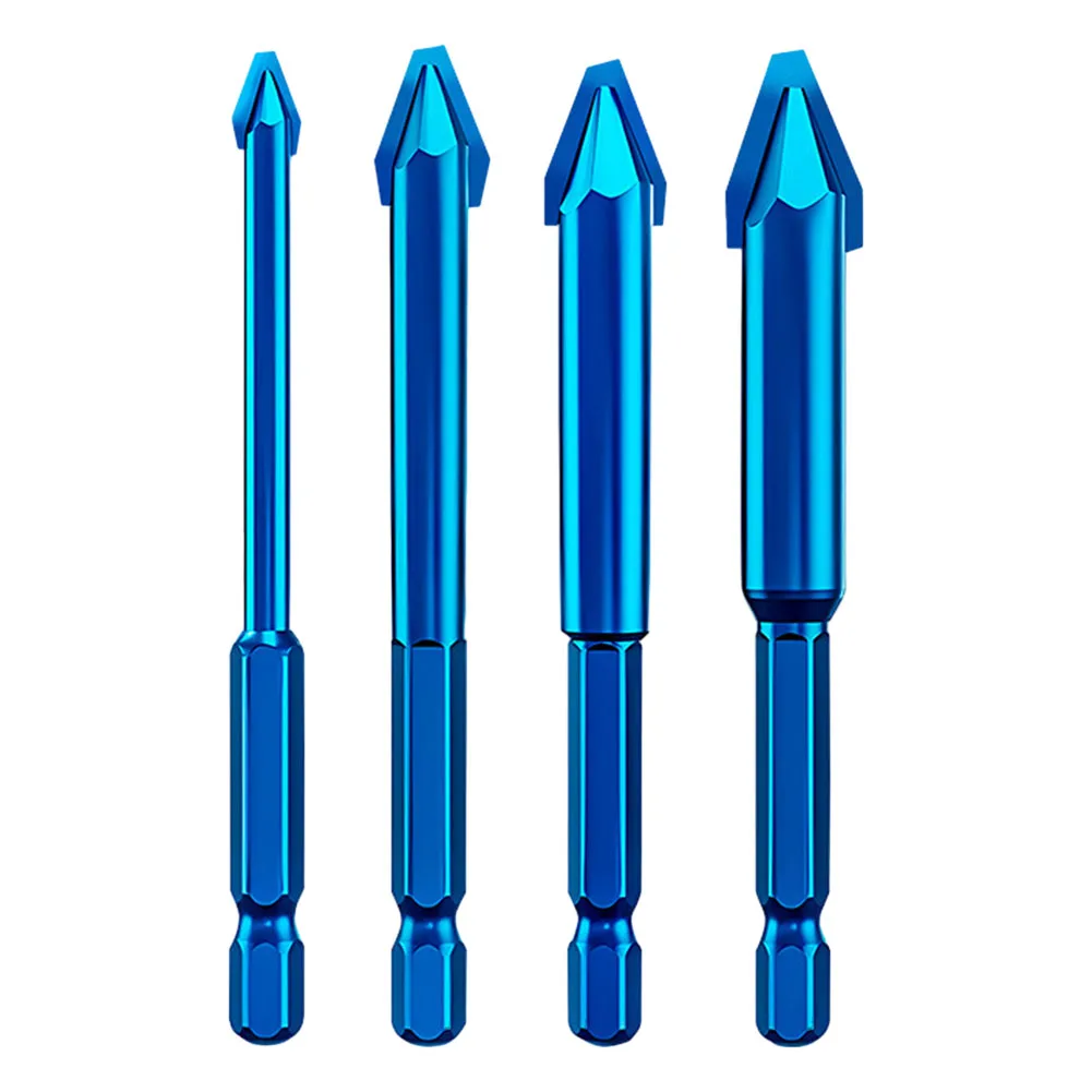 

Drill Bit Eccentric Drill 6 8 10 12mm For Wood Tiles Hand Drills Hex Shank Triangular Bit For Rechargeable Drills