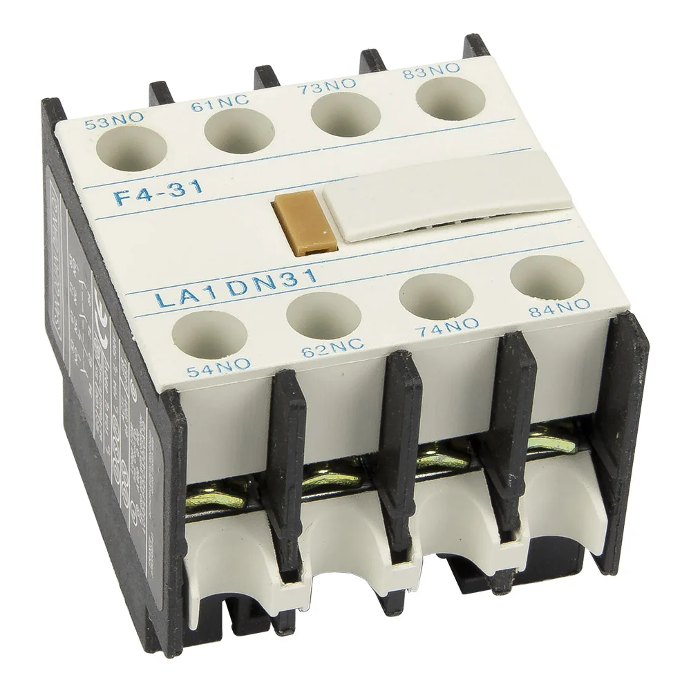 LA1-DN31 F4-31 3NO+1NC auxiliary contact block for CJX2 LC1-D series AC contactor