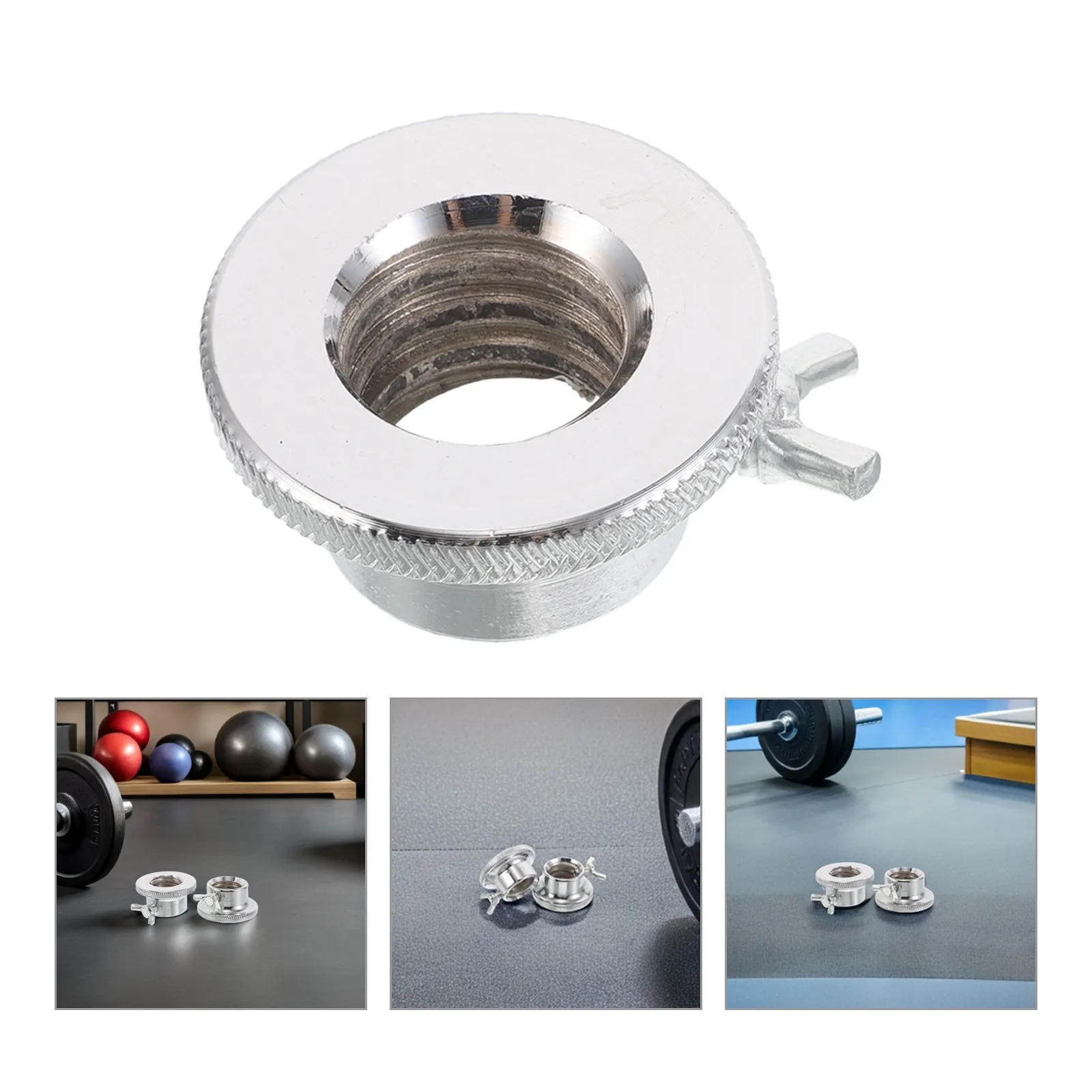 2 pcs Nuts Halloween Christmas New Year Barbell Clip Barbell Clips Barbell Lock Collar Clamp Quick Release Barbell Collar Clamp