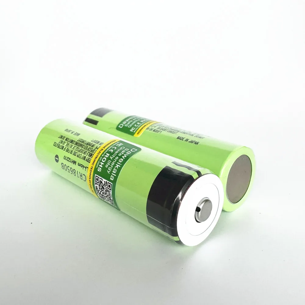 NCR18650B 3.7V 3400mAh 18650 Lithium Battery - 20A Discharge Rechargeable for Flashlight Torch Lighting