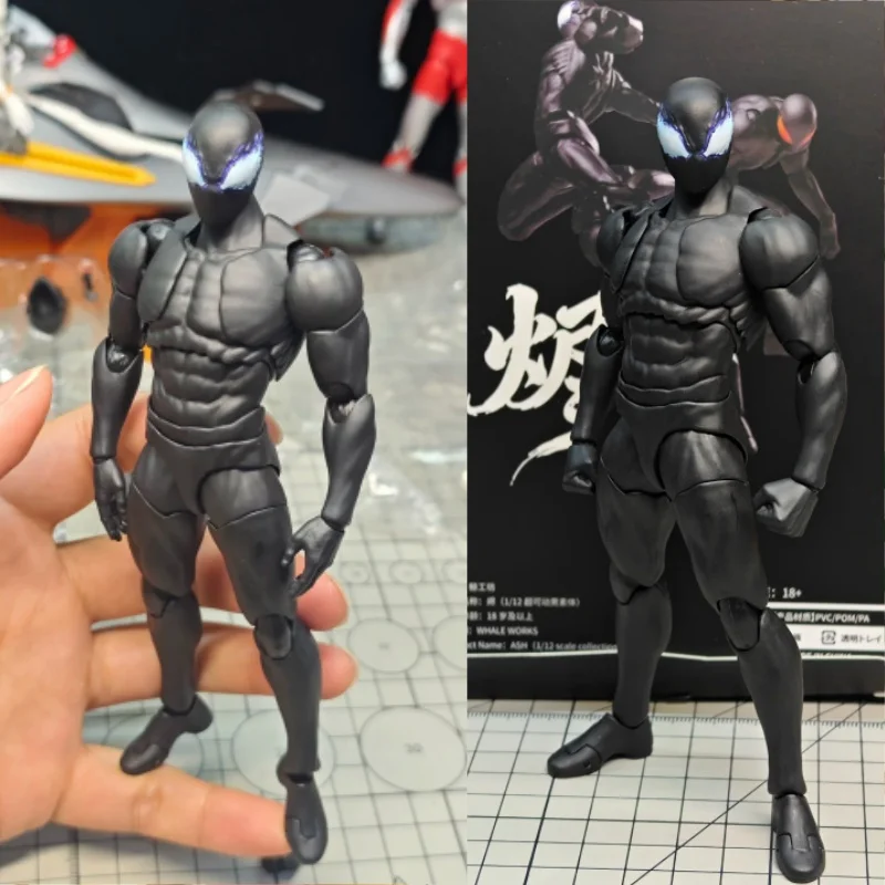 

Whale Works Action Figure Ash Super Articulated Male Muscular Body 1 12 Scale Custom For Adult Collectors Hobby Display in stock