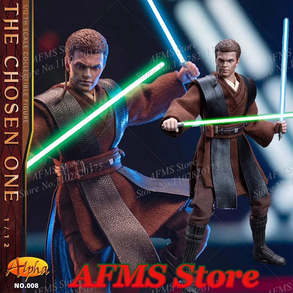 ALPHA N0:008 1/12 Men Soldier Anakin Skywalker Warrior The Chosen One Full Set  6