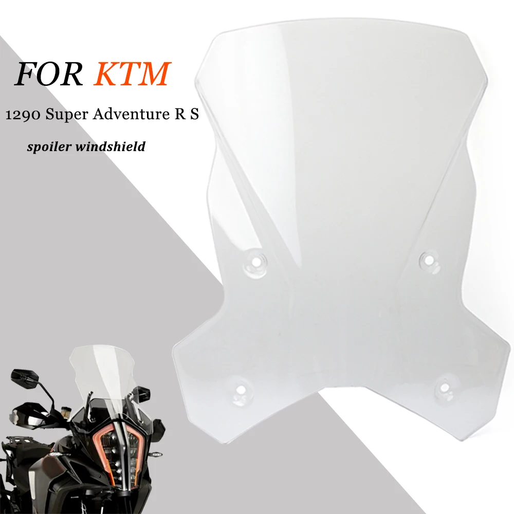 Motorcycle thicken Wind Shield Screen Protector Parts For KTM 1290 Super ADV Adventure R S 2017-2018 2019 Windscreen Windshield