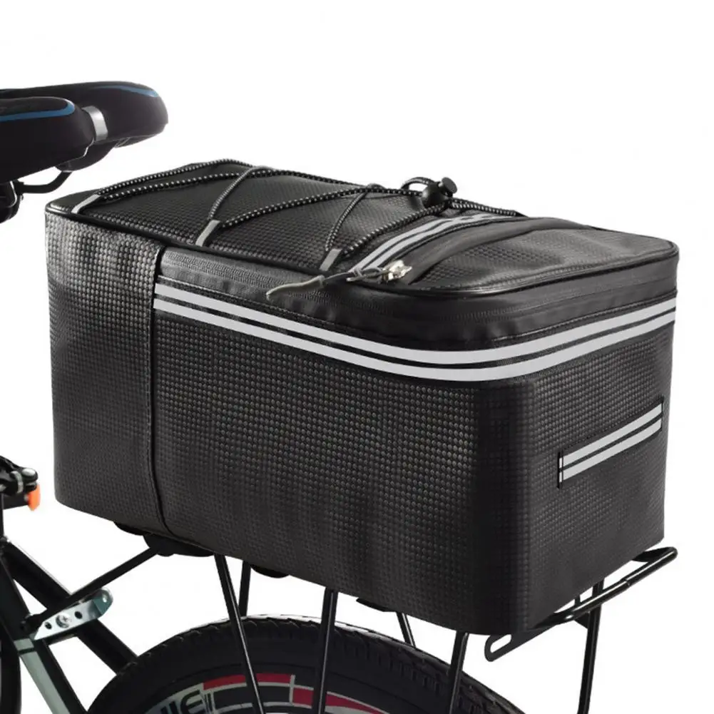 

Riding Bike Rear Seat Bag Bicycle Luggage Carrier Rack Cycling Mountain MTB Bike Waterproof Travel Tail Bags Storage Accesories