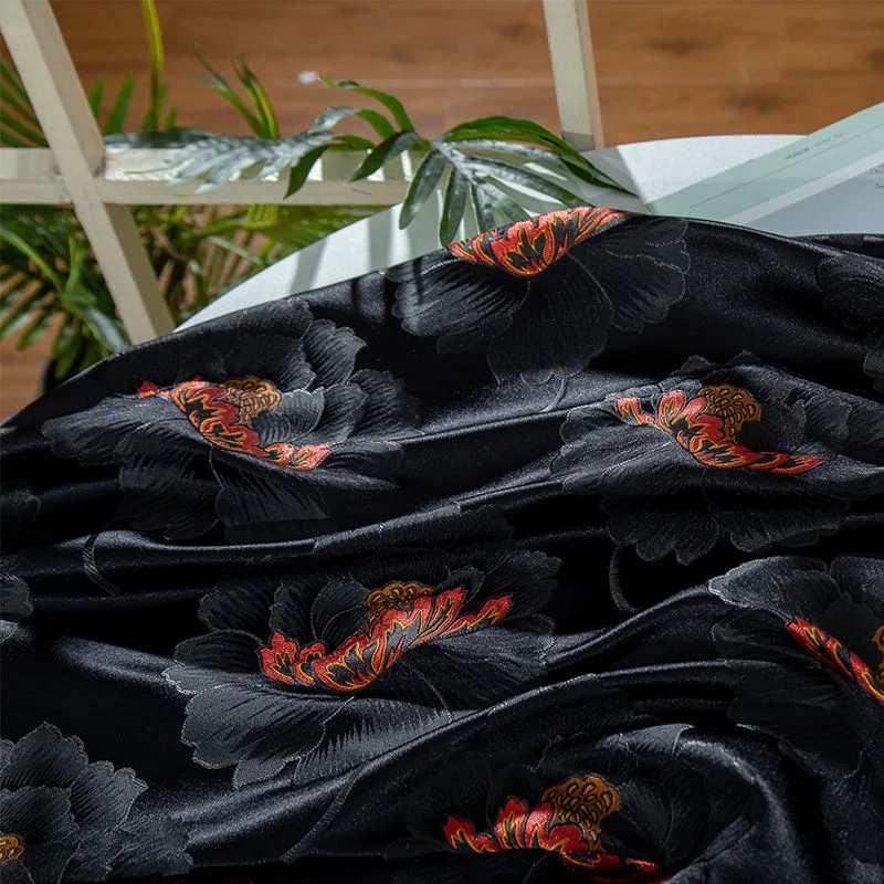 Luxury Chinese Peony Jacquard Fabric 2025 Spring Summer Pants Hanfu Vest Material Breathable Premium Wholesale