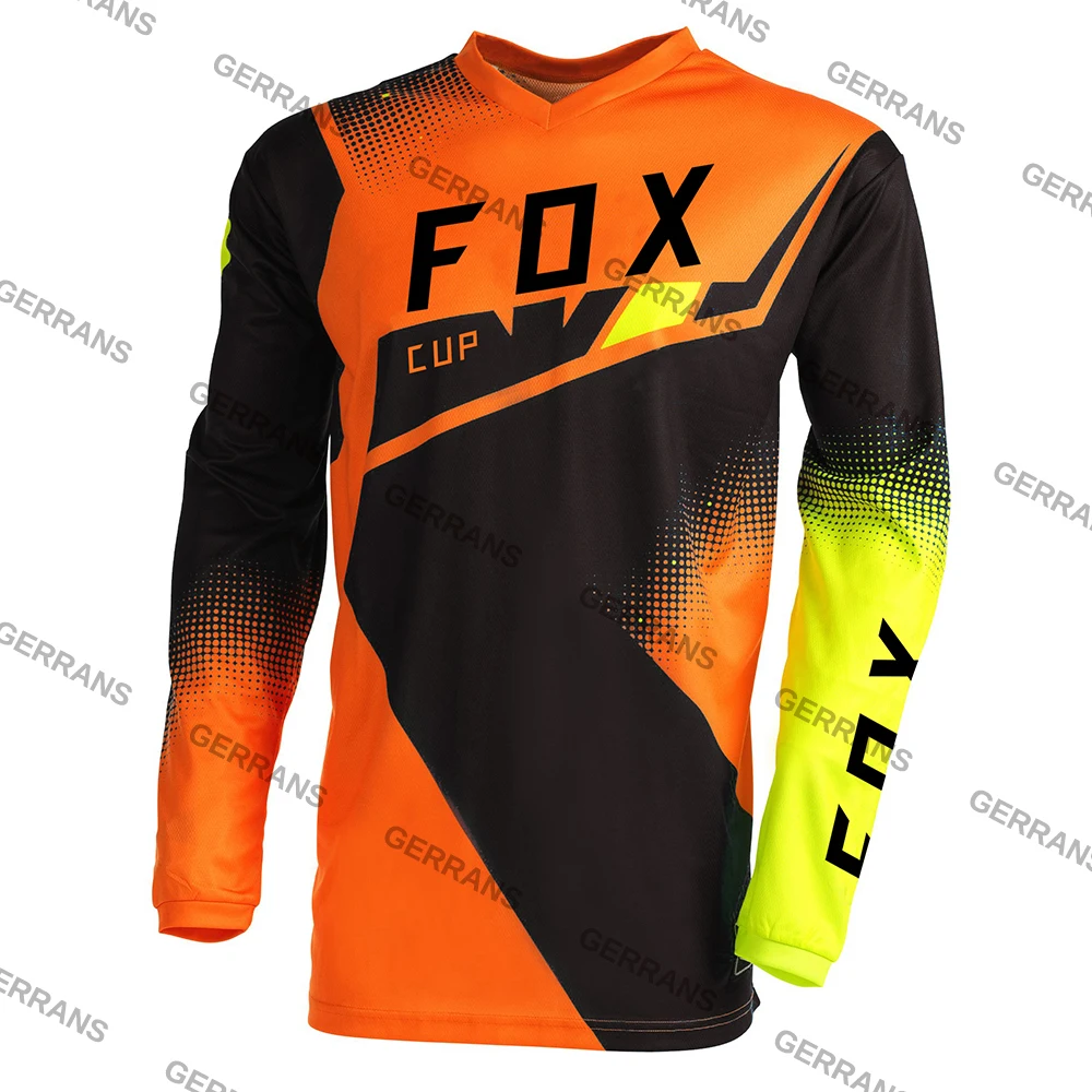 2024 Motocross Jersey Mtb Downhill Jeresy Cycling Mountain Bike DH Maillot Ciclismo Hombre Quick Dry Jersey Fox Cup Jersey