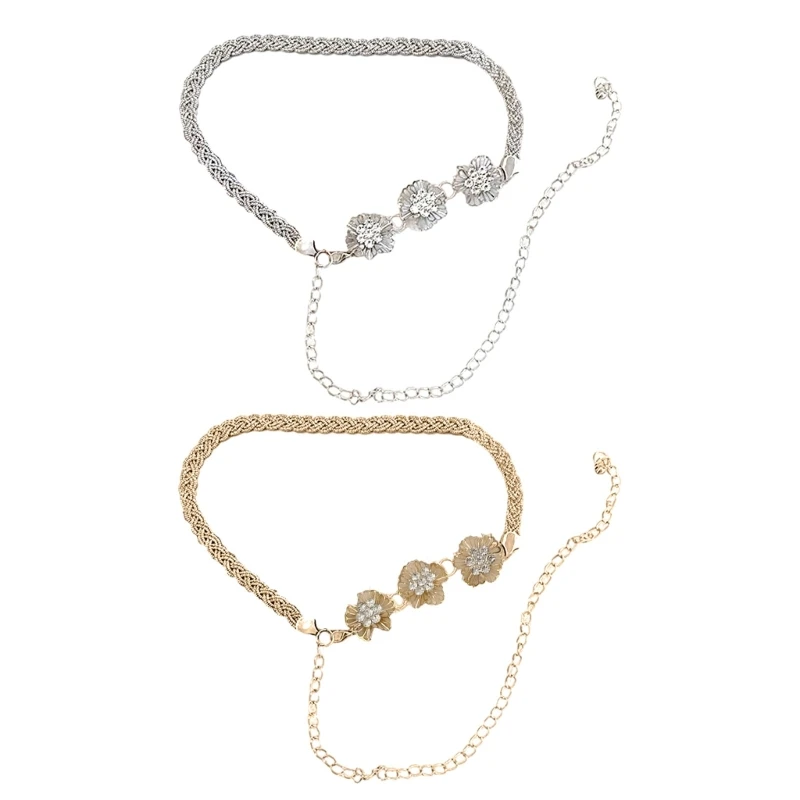 Elegant Waist Chain Floret Decorative Waist Chain Female Fashion Waist Belt Dropship