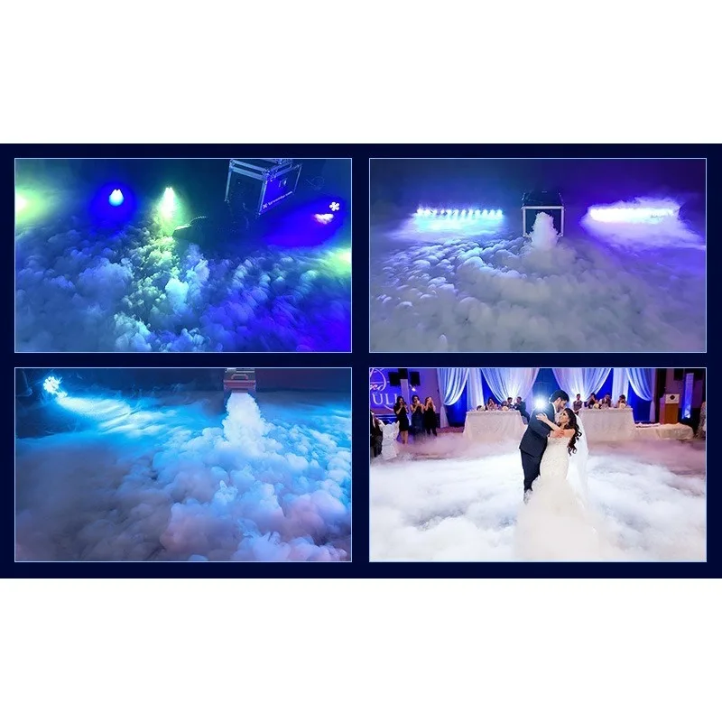 5000W High Output Smoke Fog Machine for Wedding Party Stage Performance Water Mist Sprayer Triple Tube